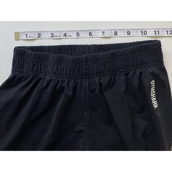 GYMSHARK BLACK JERSEY Athletic Leggings Casual Pants Size Small - Picture 5 of 6
